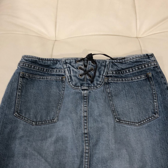 EUC A|C denim skirt - Picture 2 of 5